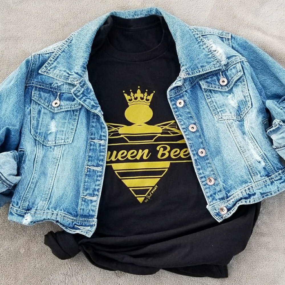 New Queen Bee TEE ONLY (Black, Short Sleeve)